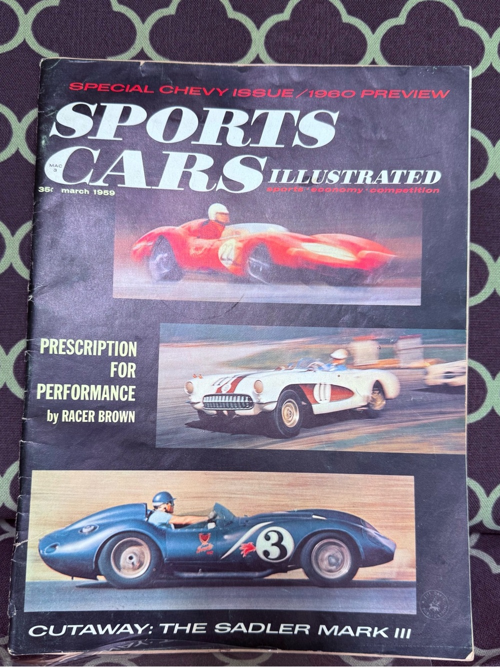 1959 Corvette “Sports Car Illustrated” Magazine, Corvette Future Prototypes